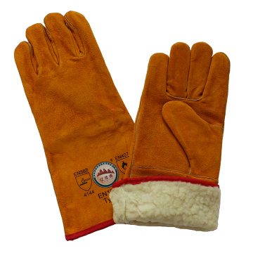 En 407 Safety Welders Welding Gloves with Boa Full Lining